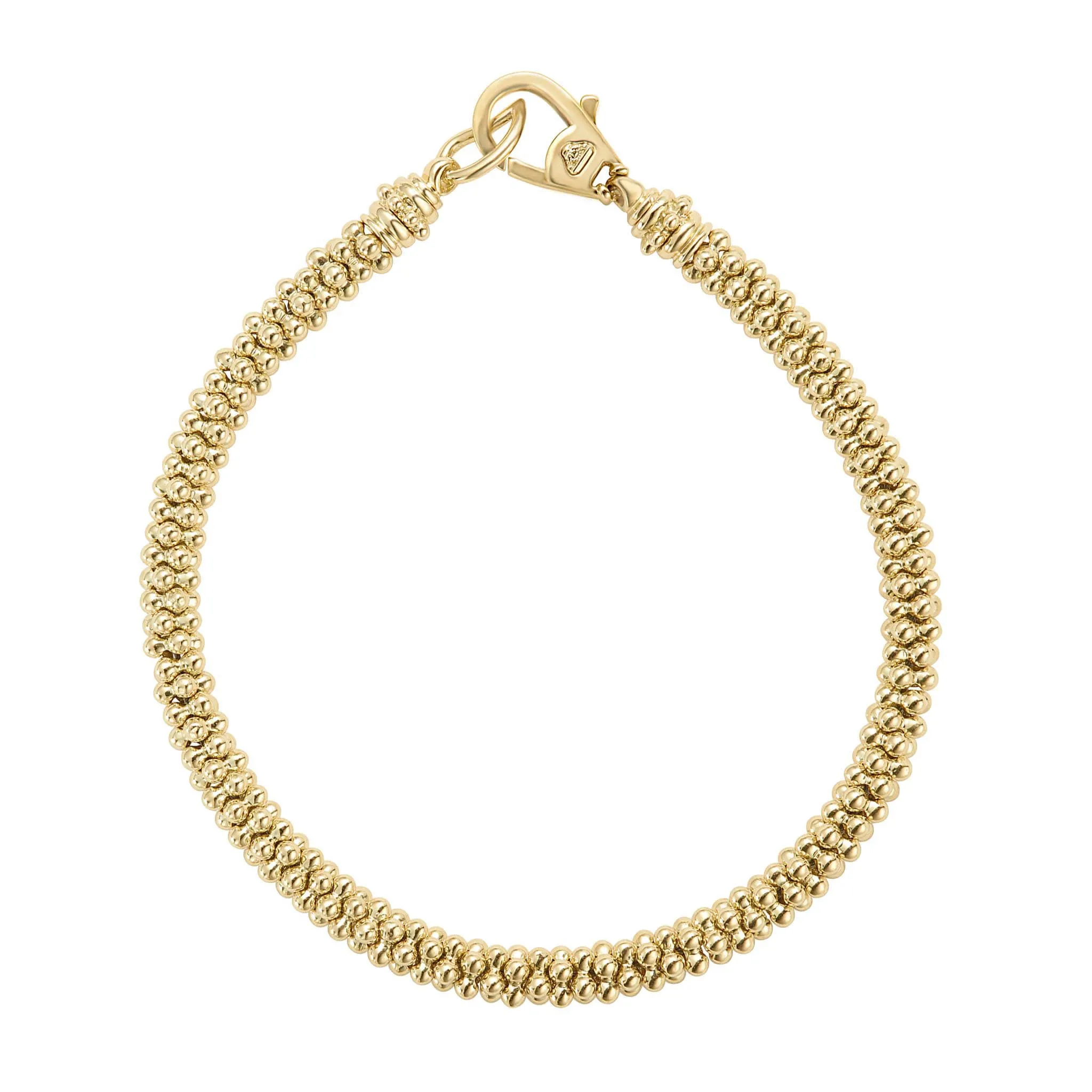 18K Gold Beaded Bracelet | 4mm