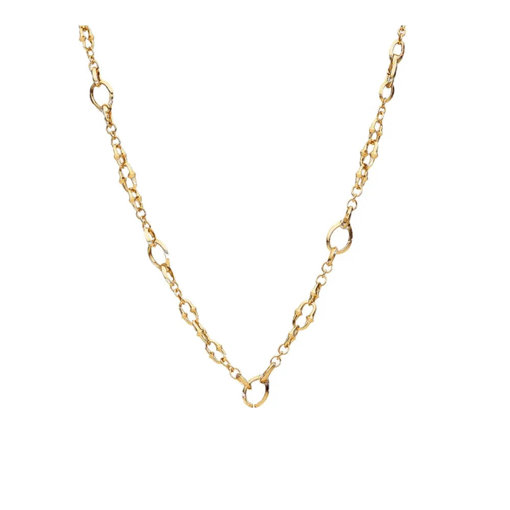 18KYG 18.5" CHARM NECKLACE