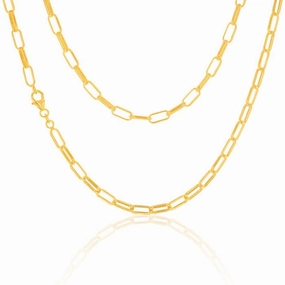 9 Carat Silverfilled Long Belcher 45cm Chain