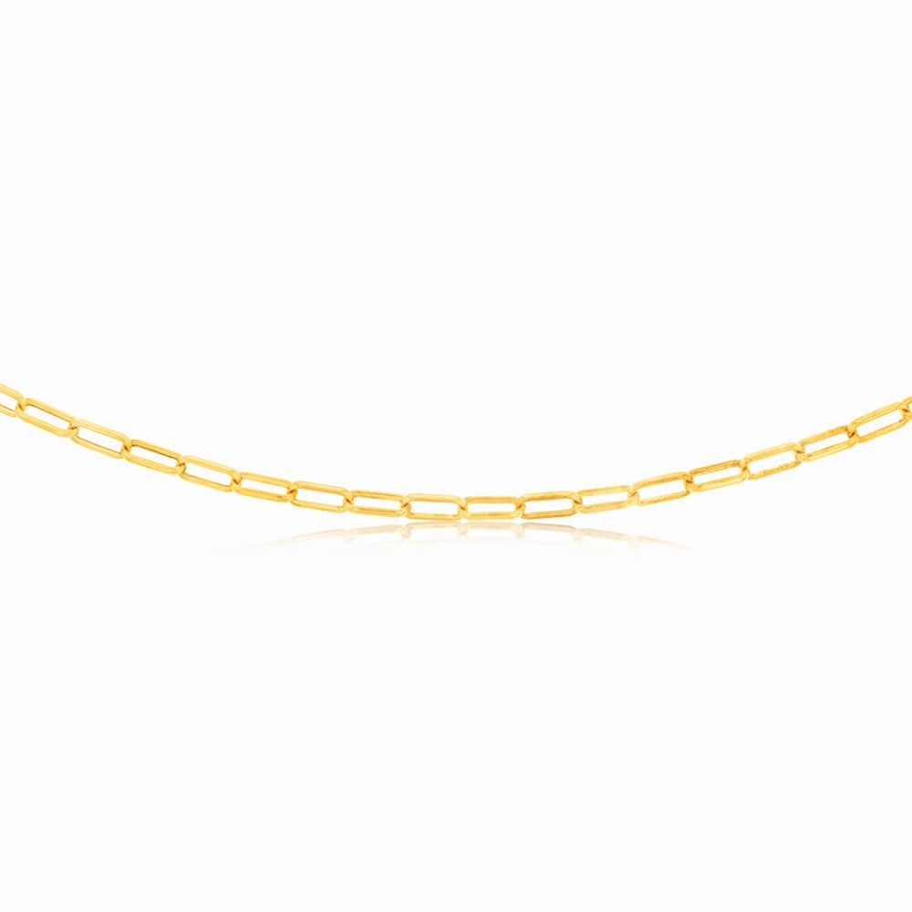 9 Carat Silverfilled Long Belcher 45cm Chain