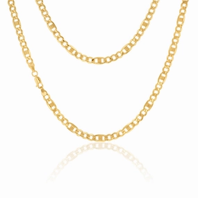 9carat Silverfilled Figaro 120 Gauge 50cm Chain