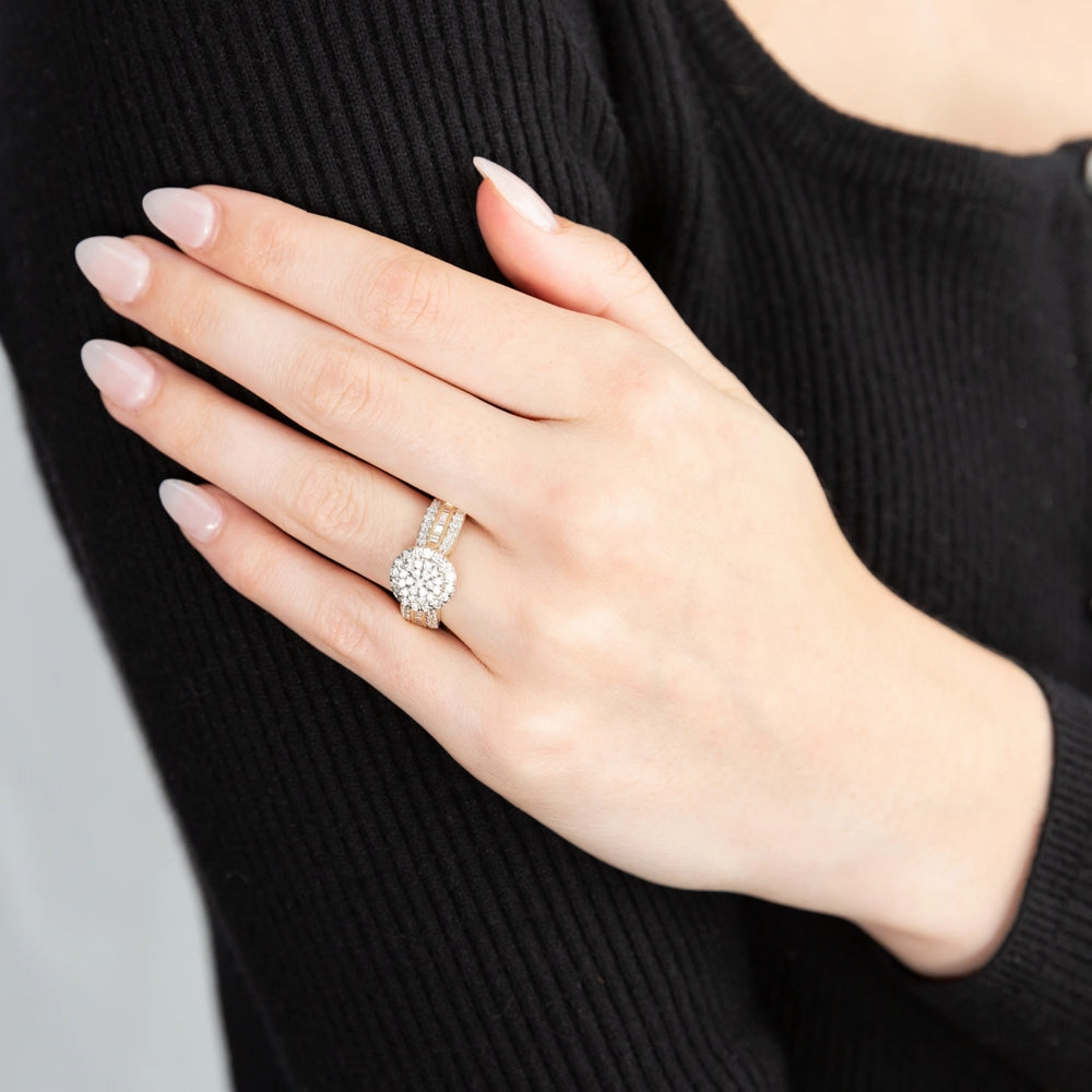 9ct Yellow Gold 1 Carat Diamond Ring