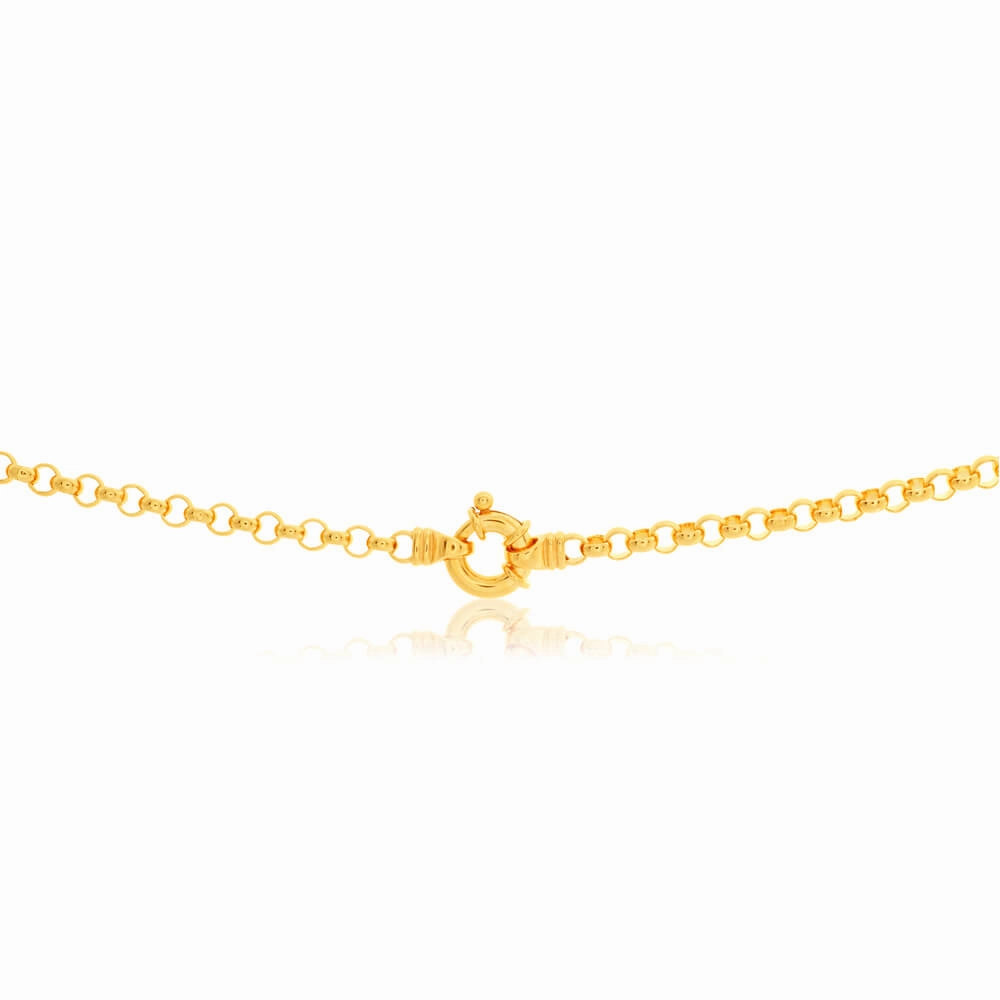 9ct Yellow Solid Gold Belcher Chain