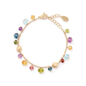 Africa Single Strand Mixed Gemstone Bracelet