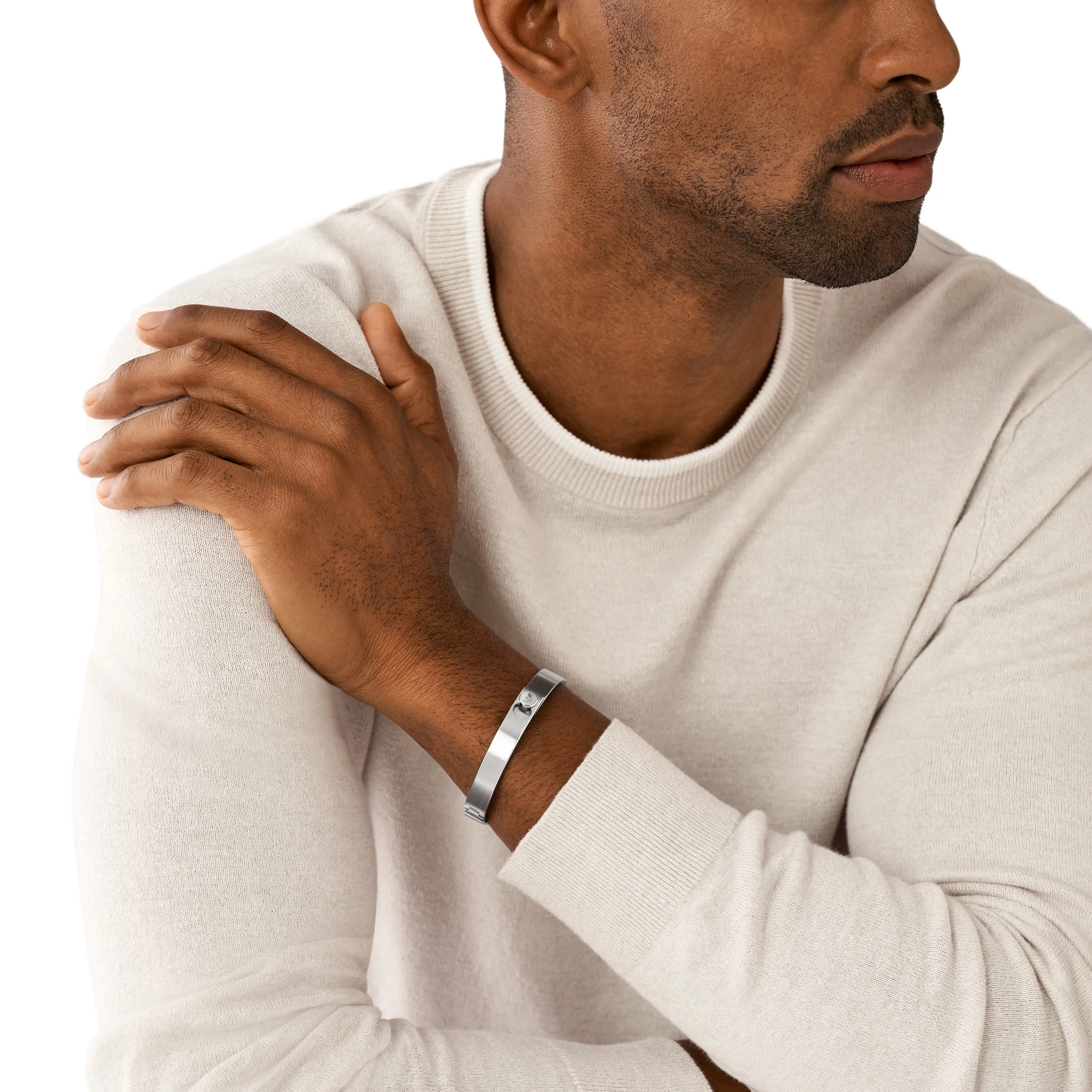 Armani Elegant Silver Bracelet with Modern Design EGS3086040