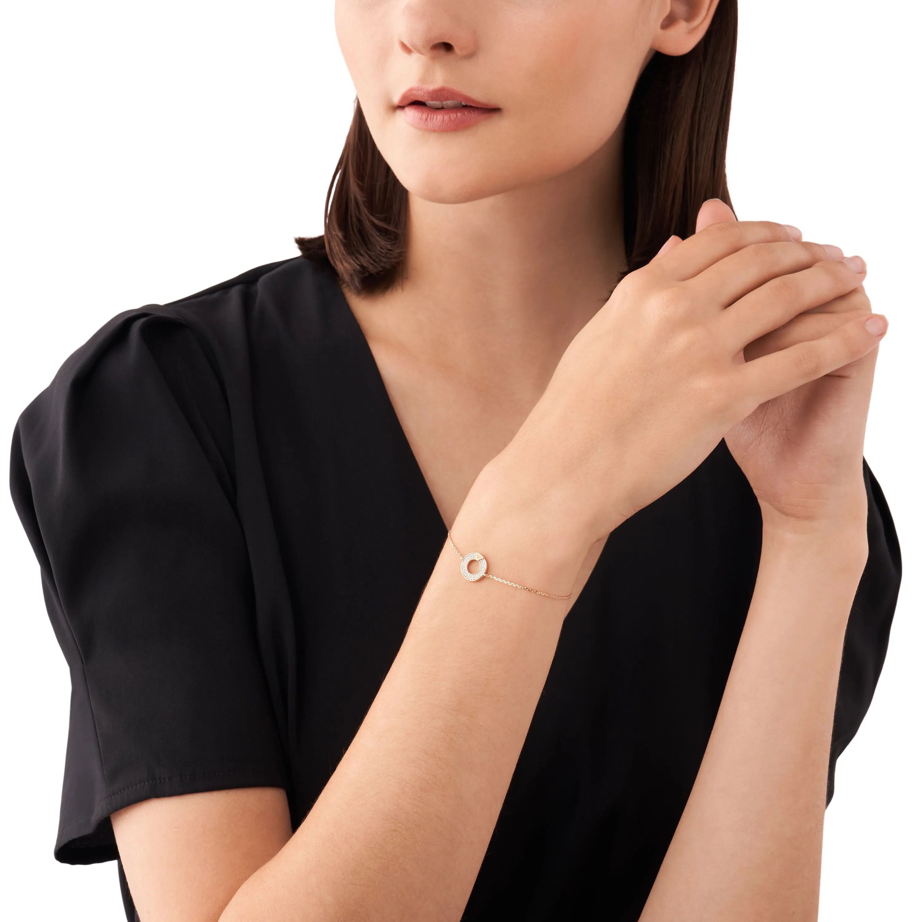Armani Rose Gold Key Design Bracelet EG3589221