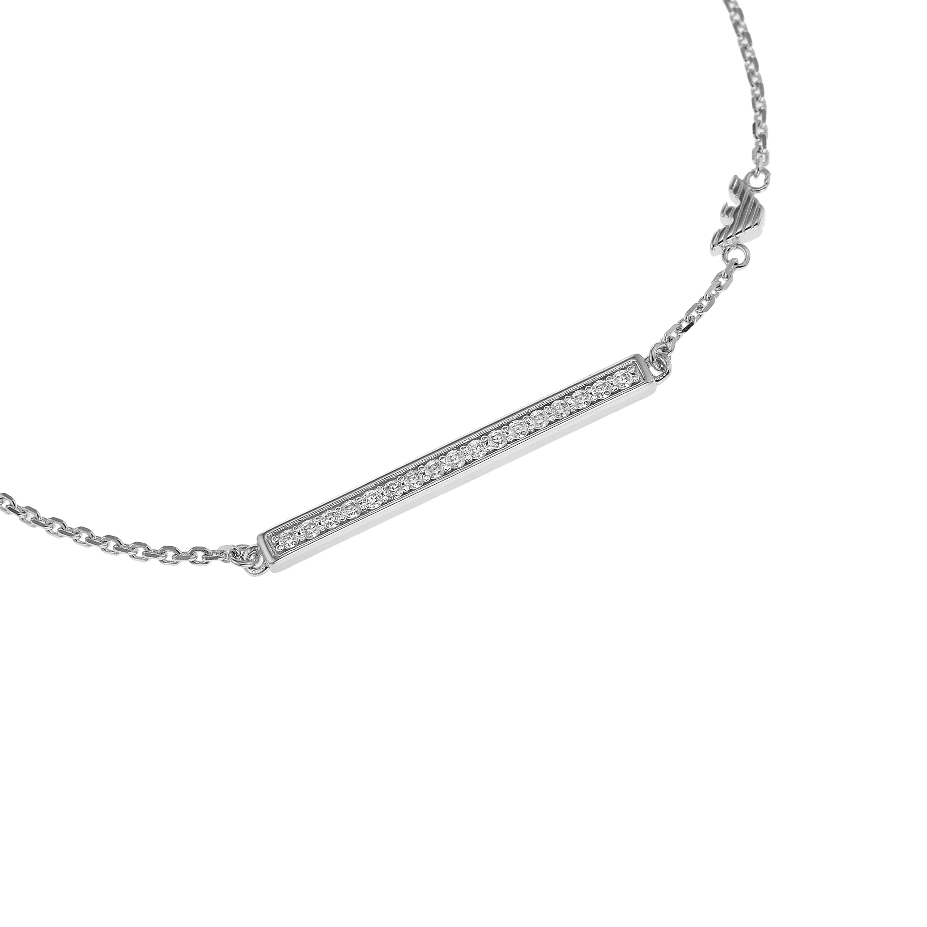Armani Sophisticated Sterling Silver Bracelet with Zirconia EG3592040