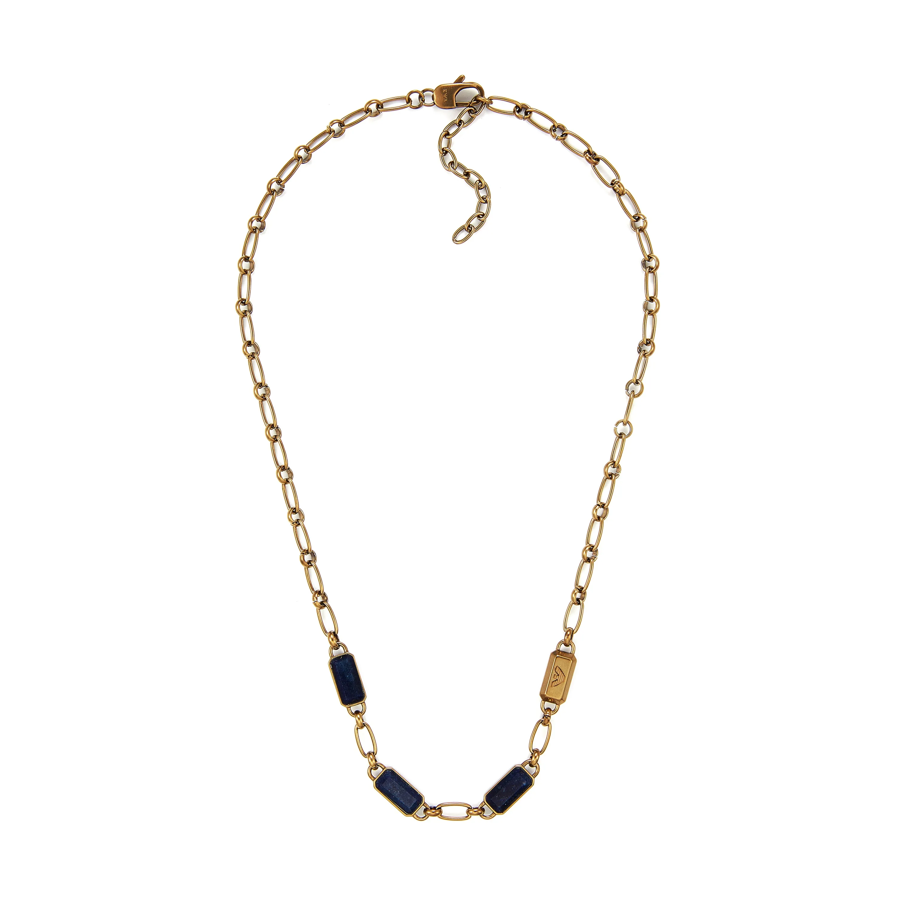 Armani Timeless Elegance Necklace with Blue Stone EGS3096251
