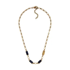 Armani Timeless Elegance Necklace with Blue Stone EGS3096251