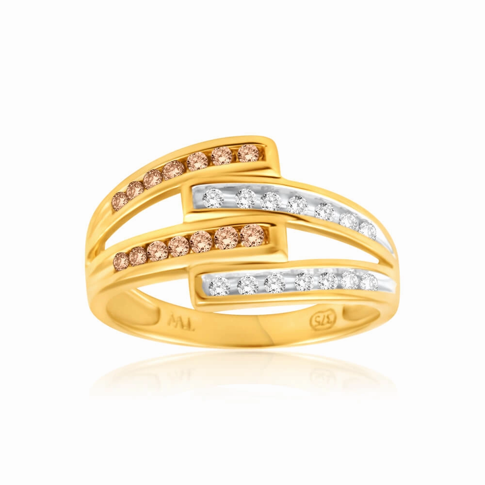Australian Diamond 9ct Yellow Gold Diamond Ring
