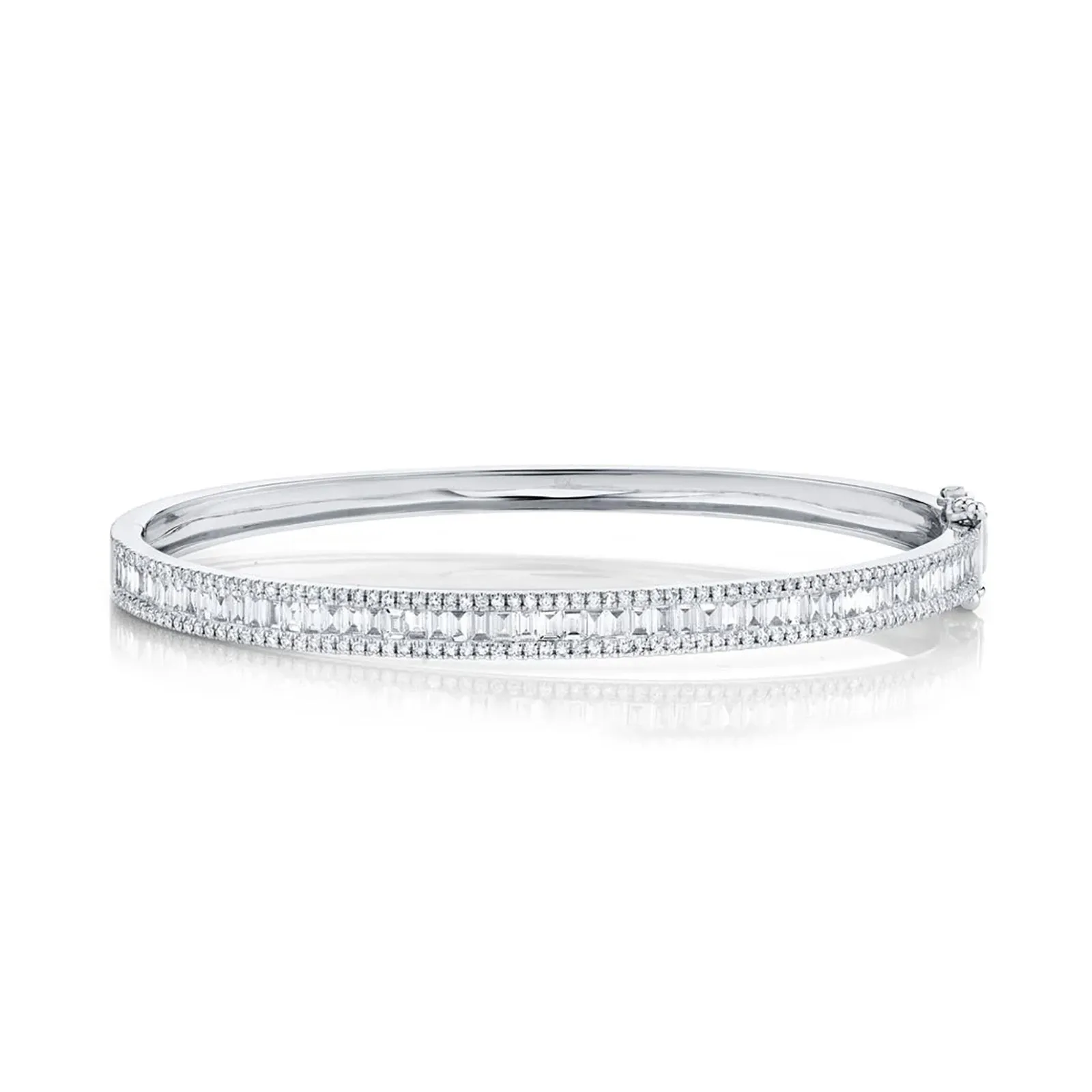 Baguette Diamond Bangle