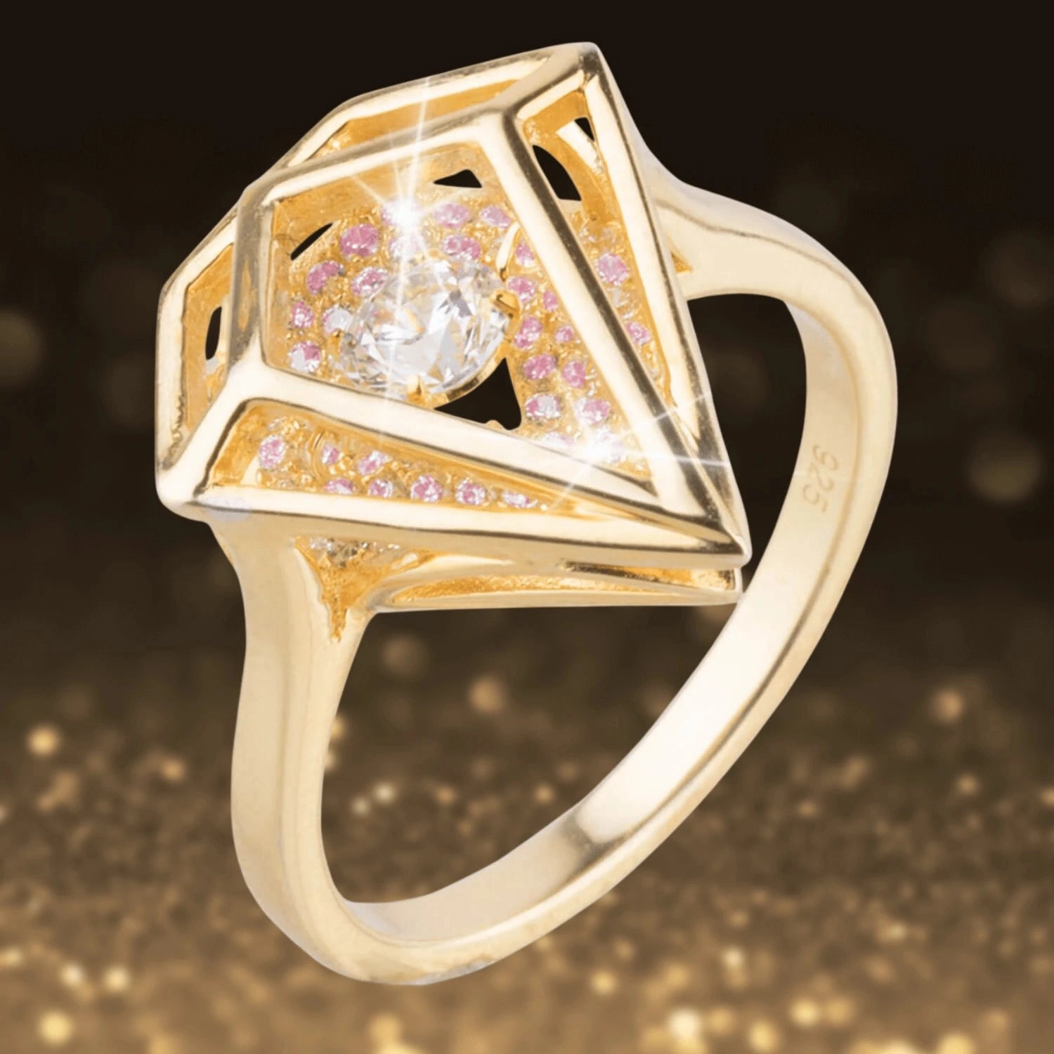 Belle 'Dancing' Ring