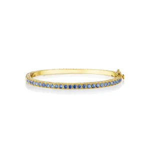 Blue Sapphire Bangle