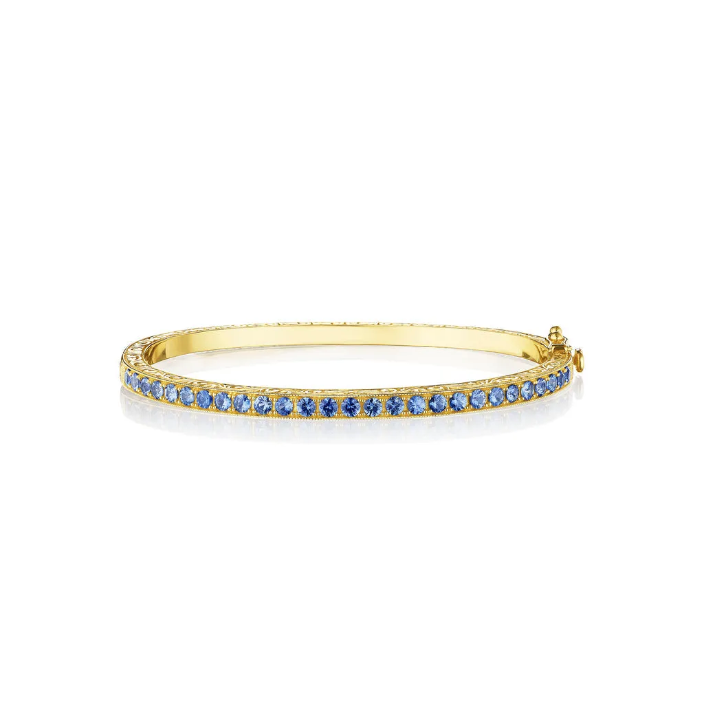 Blue Sapphire Bangle