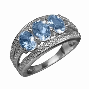 Blue Aqua Ring