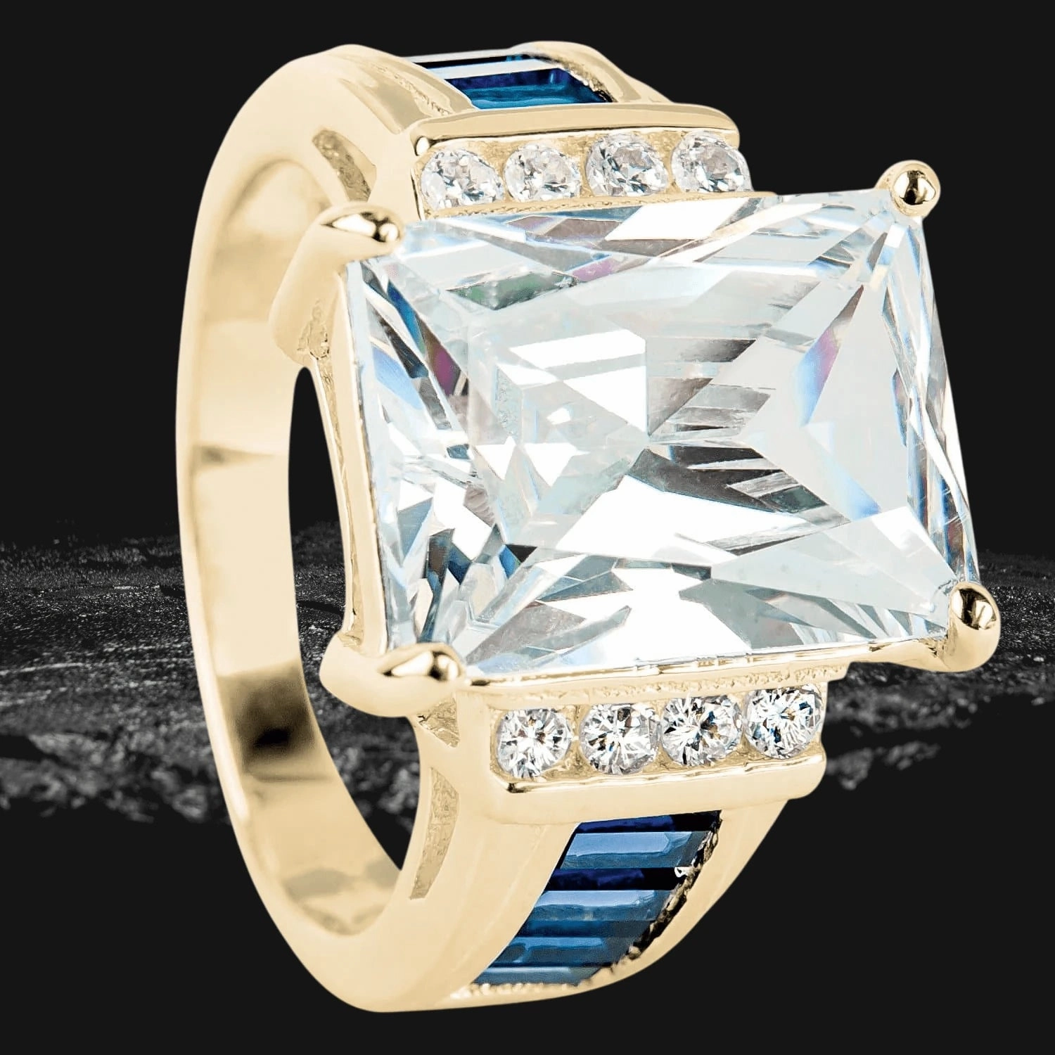 Blue Liaision Ring