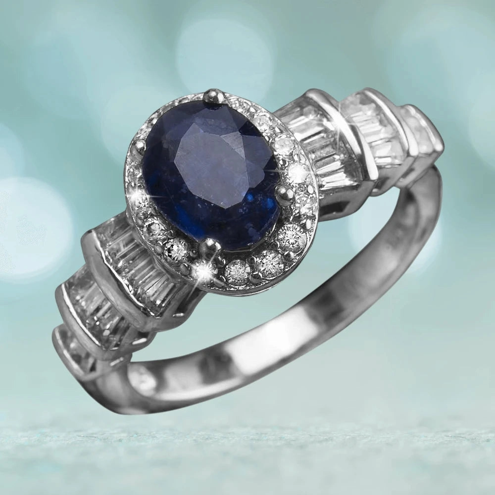 Blue Symphony Ring