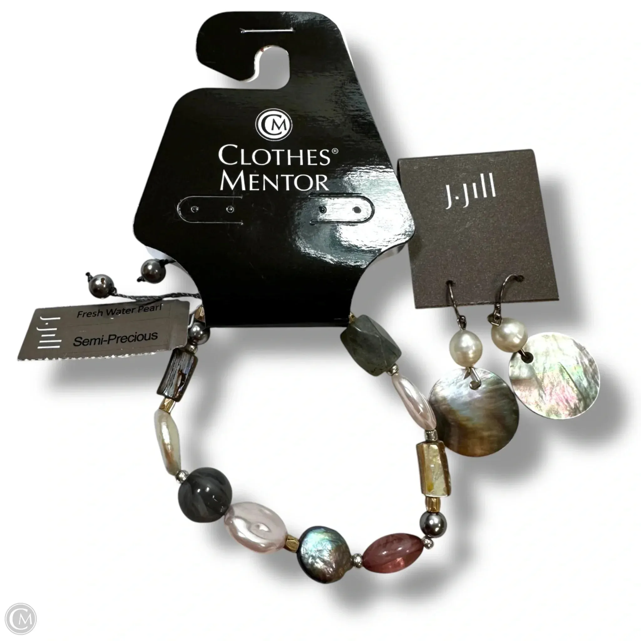 Bracelet & earrings Beaded By J. Jill, Size: 02 Piece Set