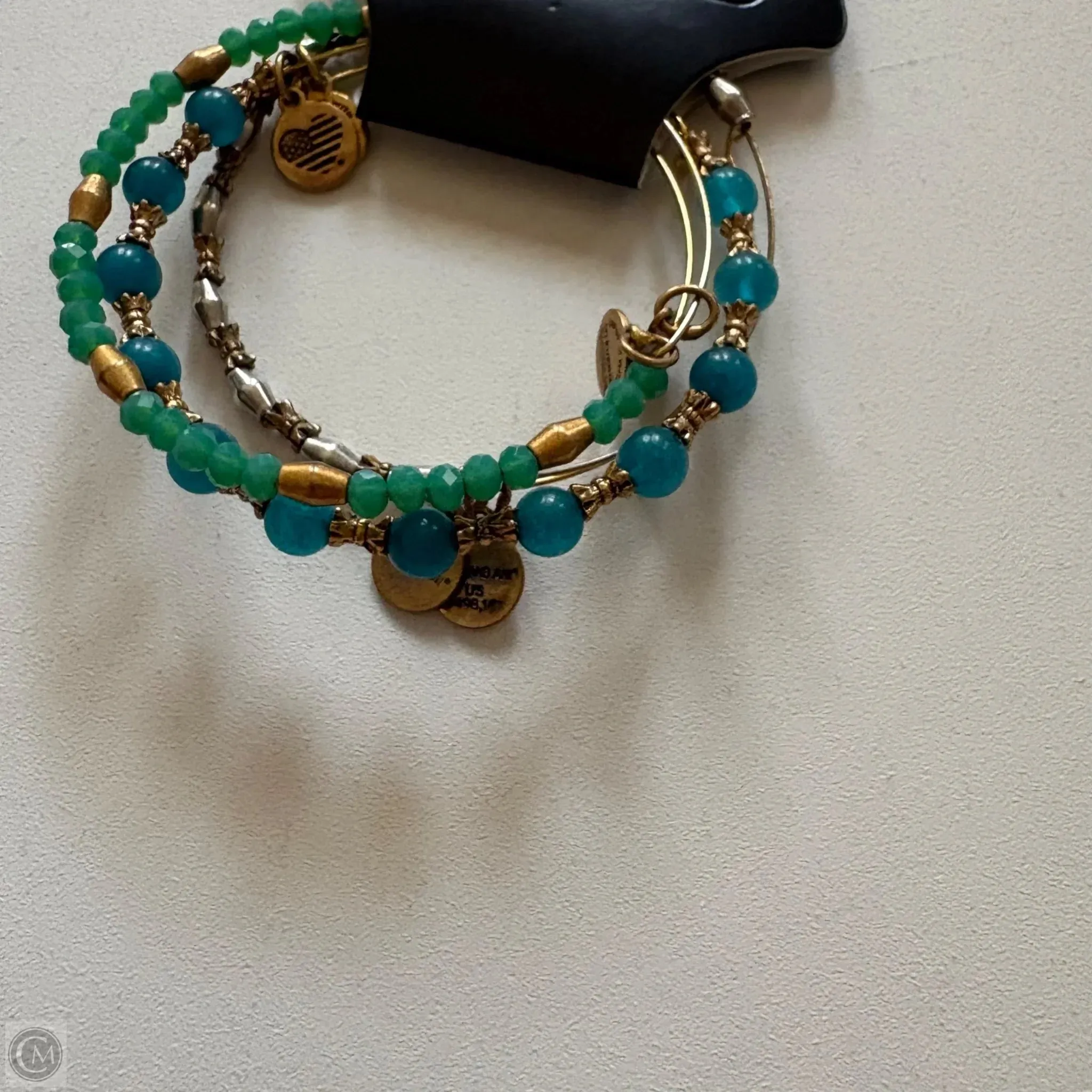 Bracelet Bangle By Alex And Ani, Size: 03 Piece Set