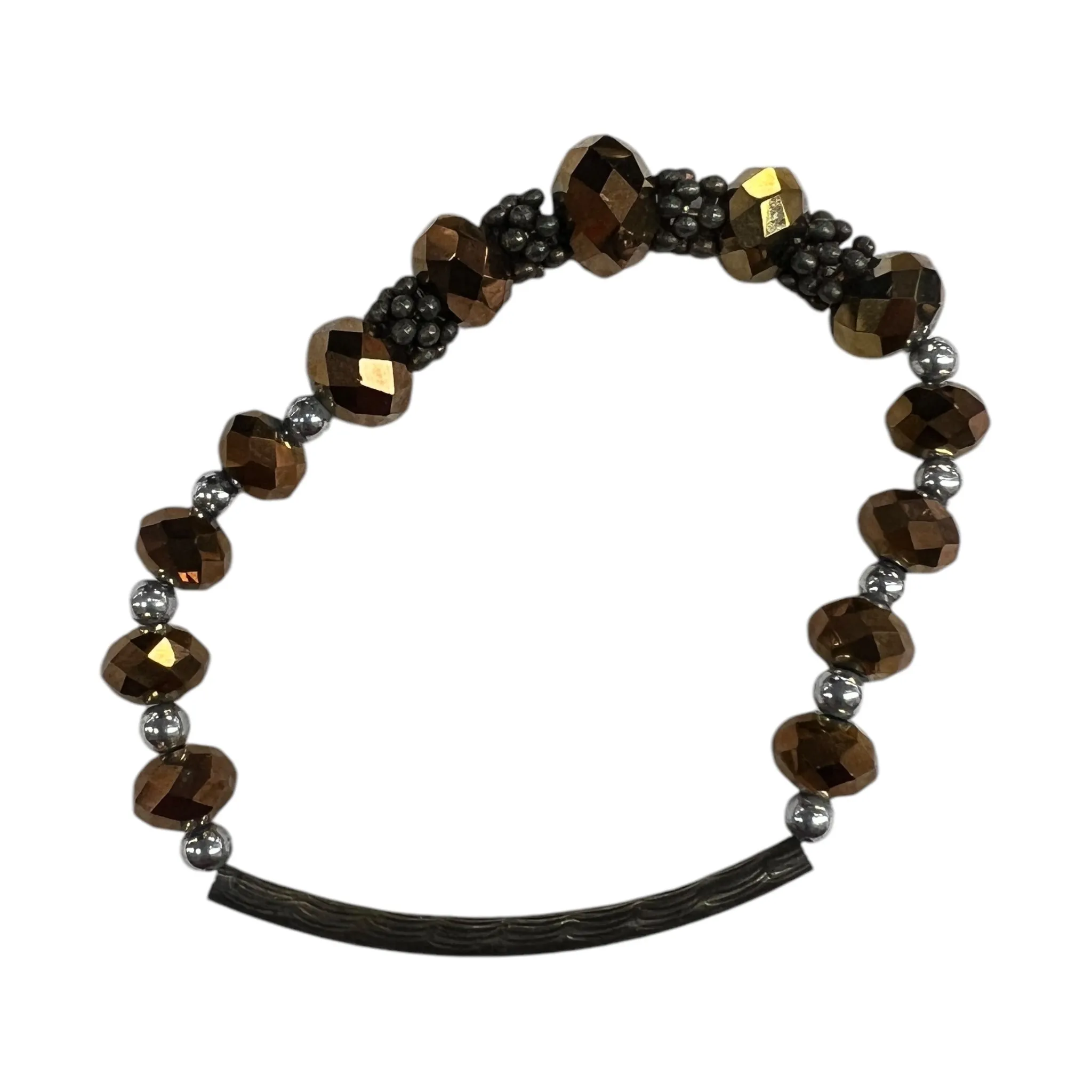 Bracelet Beaded By A New Day In Bronze