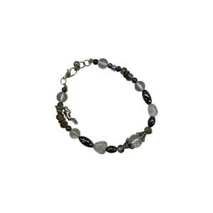 Bracelet Beaded By Clothes Mentor In Purple