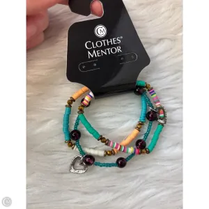 Bracelet Beaded By Clothes Mentor, Size: 03 Piece Set