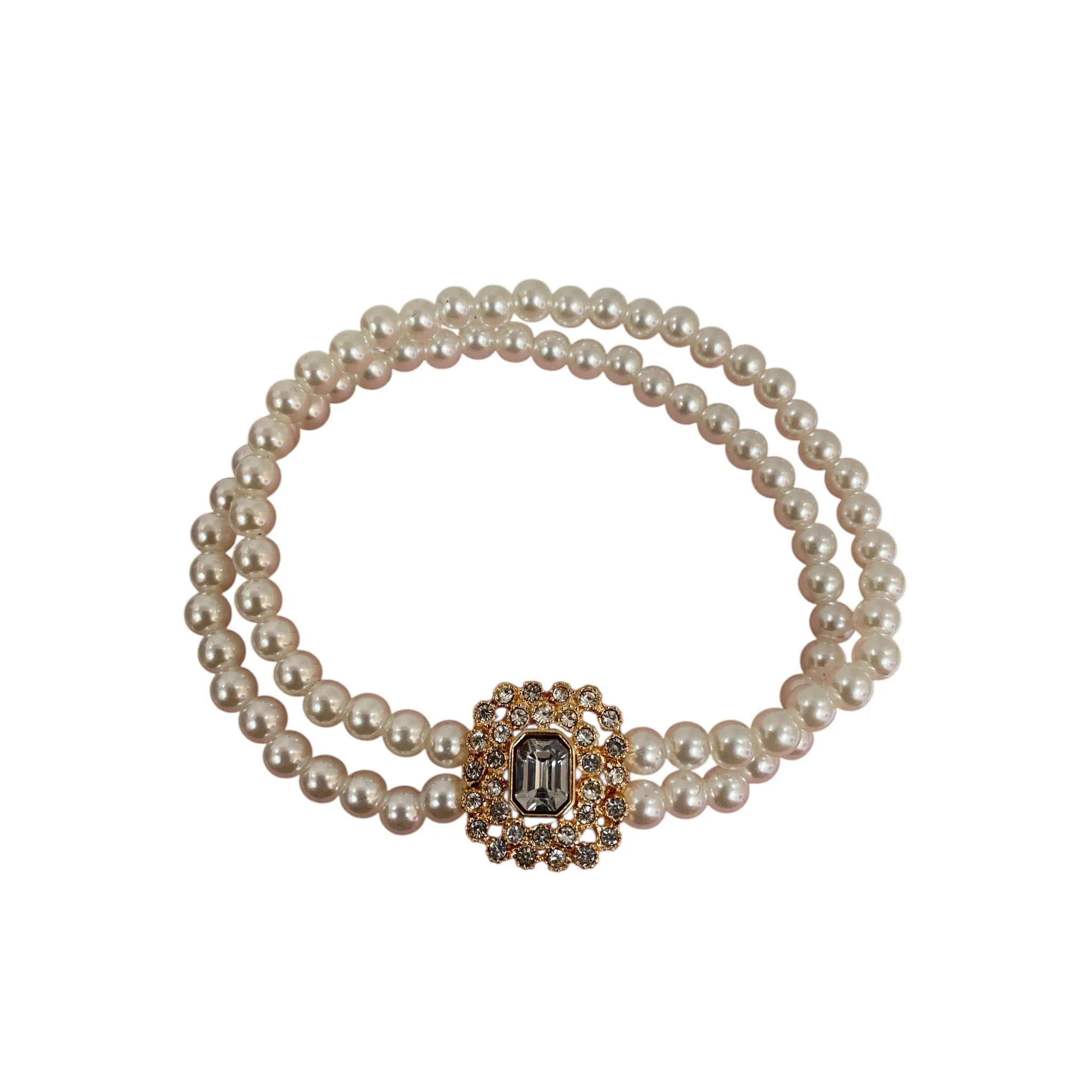 Bracelet Beaded By Cme In White