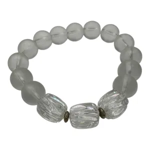 Bracelet Beaded By Plunder In Clear