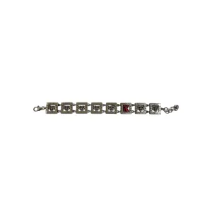 Bracelet Chain By Brighton In Red & Silver