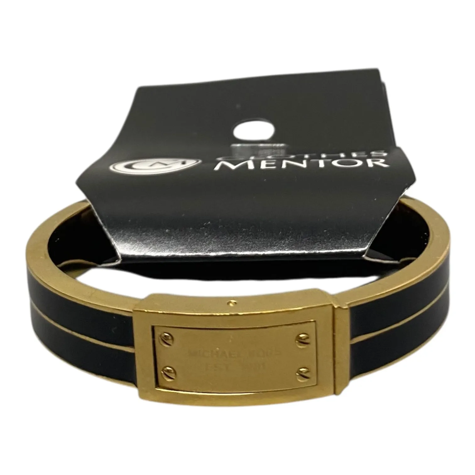 Bracelet Cuff By Michael By Michael Kors In Black & Gold