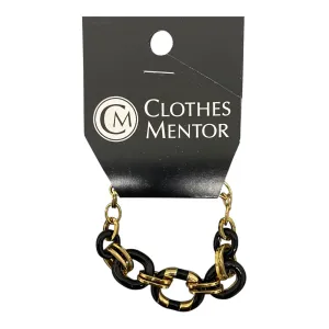 Bracelet Designer By Kate Spade In Black & Gold