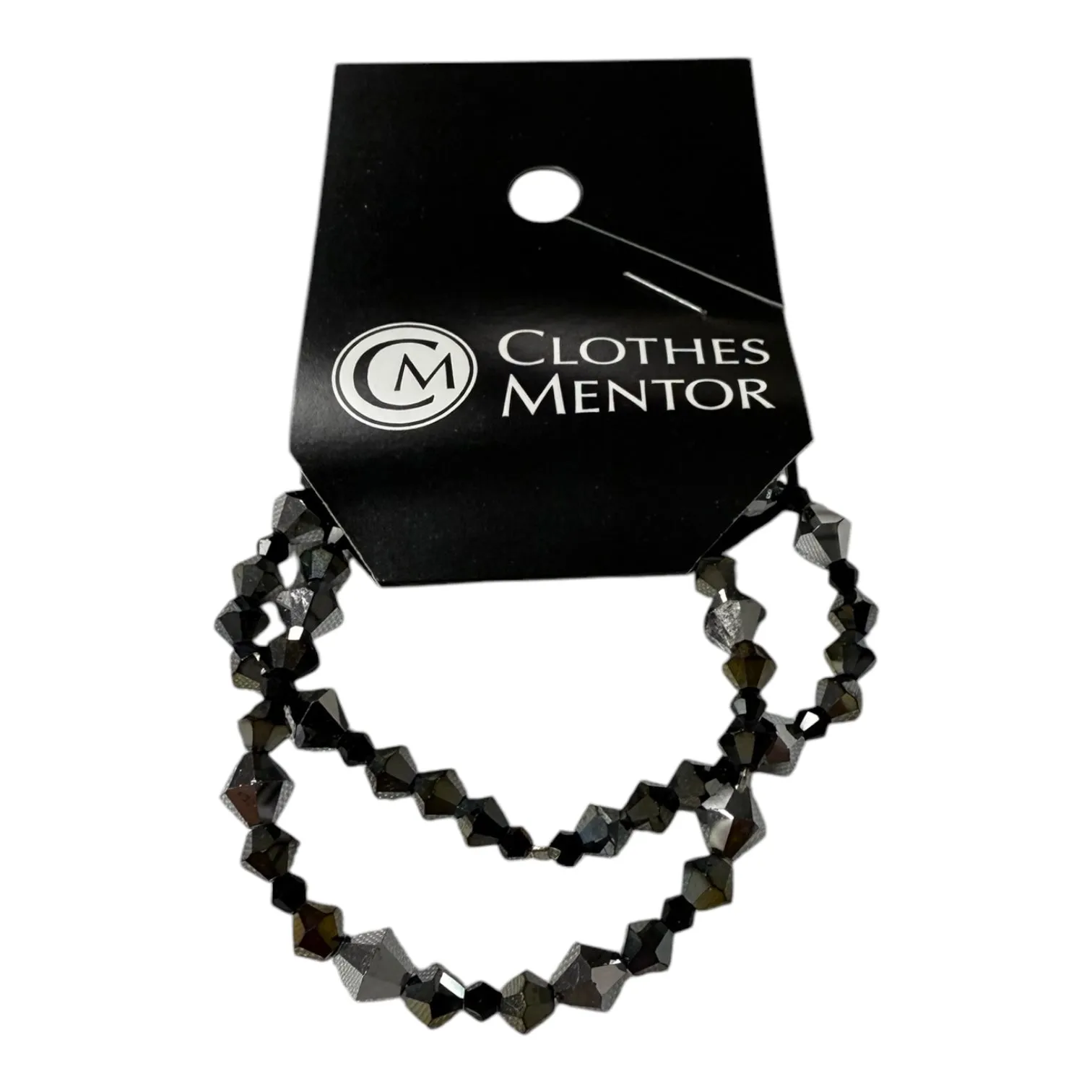Bracelet Other By Cme In Black & Grey, Size:02 Piece Set