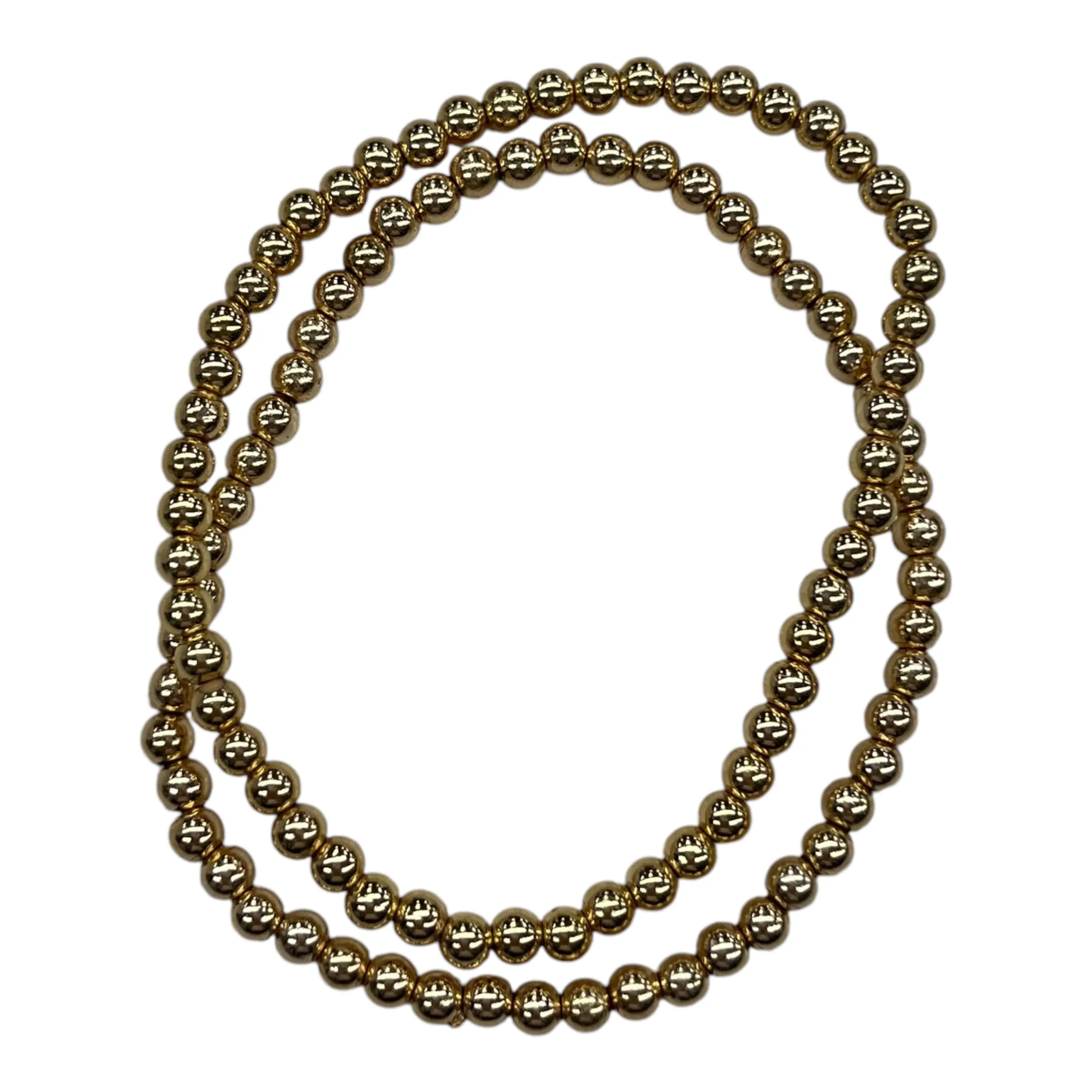 Bracelet Set By Clothes Mentor In Gold, Size:02 Piece Set