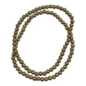 Bracelet Set By Clothes Mentor In Gold, Size:02 Piece Set