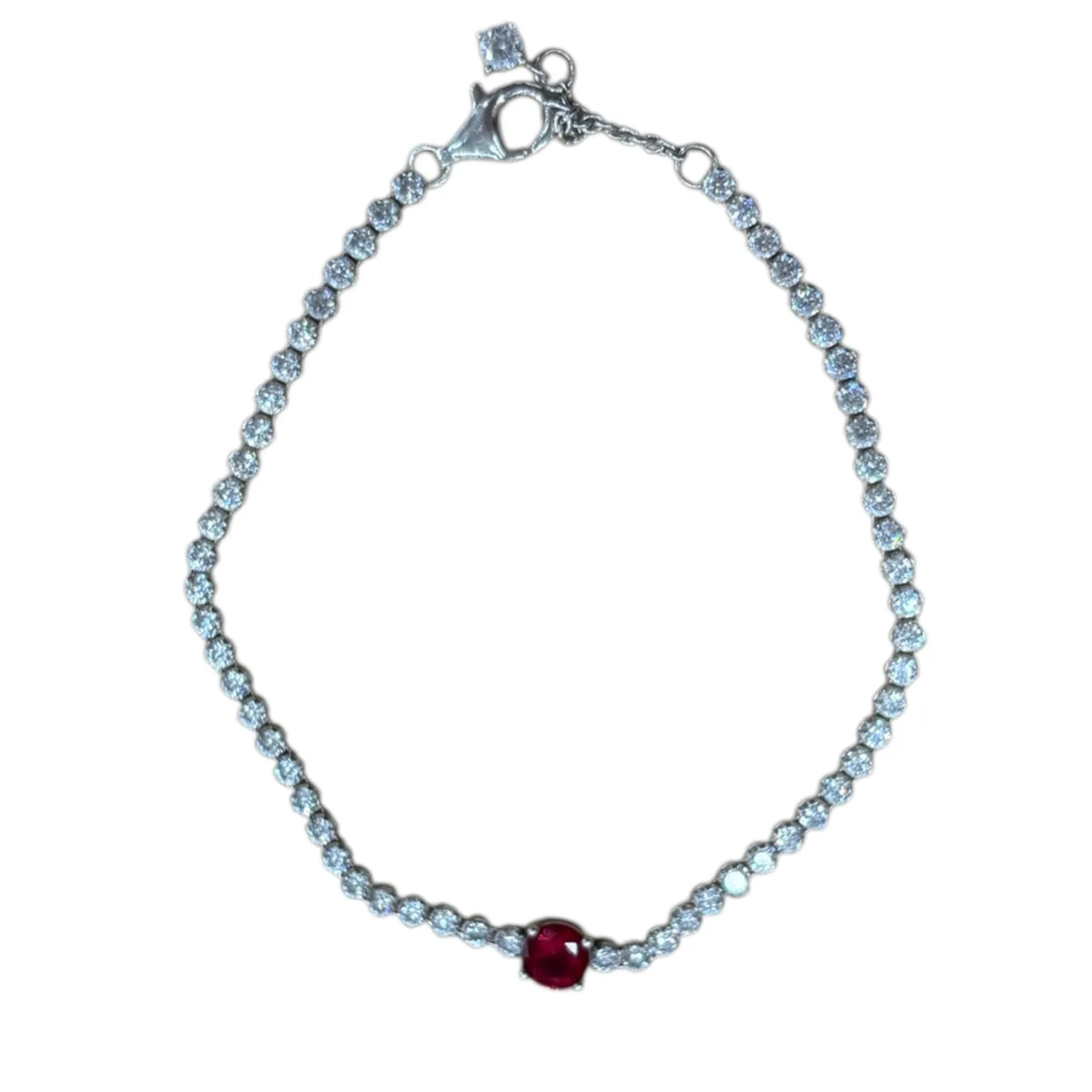 Bracelet Sterling Silver By Pandora In Red & White
