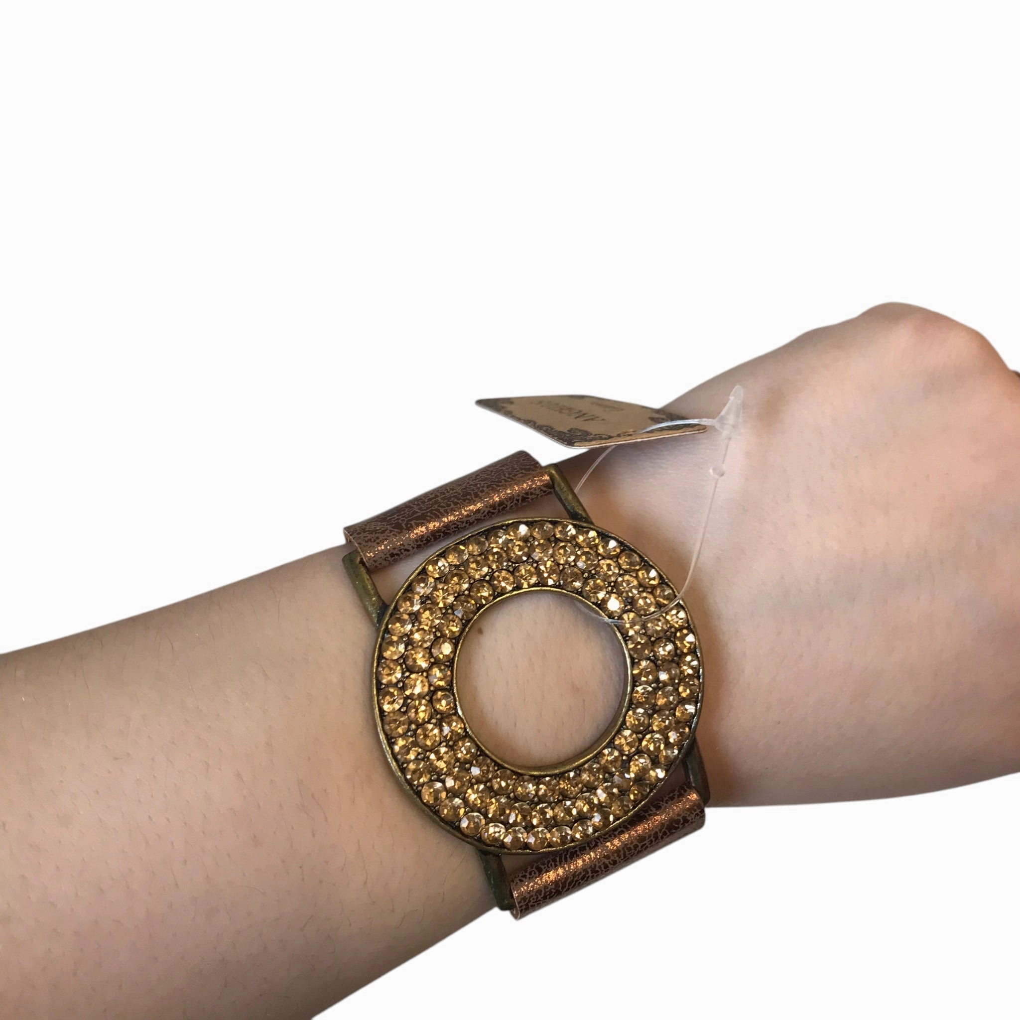 Bracelet Cuff By Angelus In Brown
