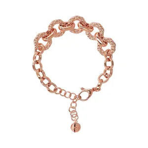 Bronzallure Purezza Circle Pendant Bracelet 17.8 5cm