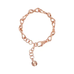 Bronzallure Purezza Twist Link Bracelet 19 5cm