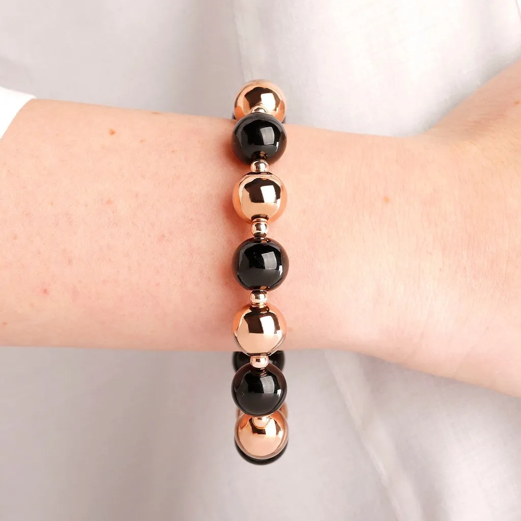 Bronzallure Stone Bead Bracelet