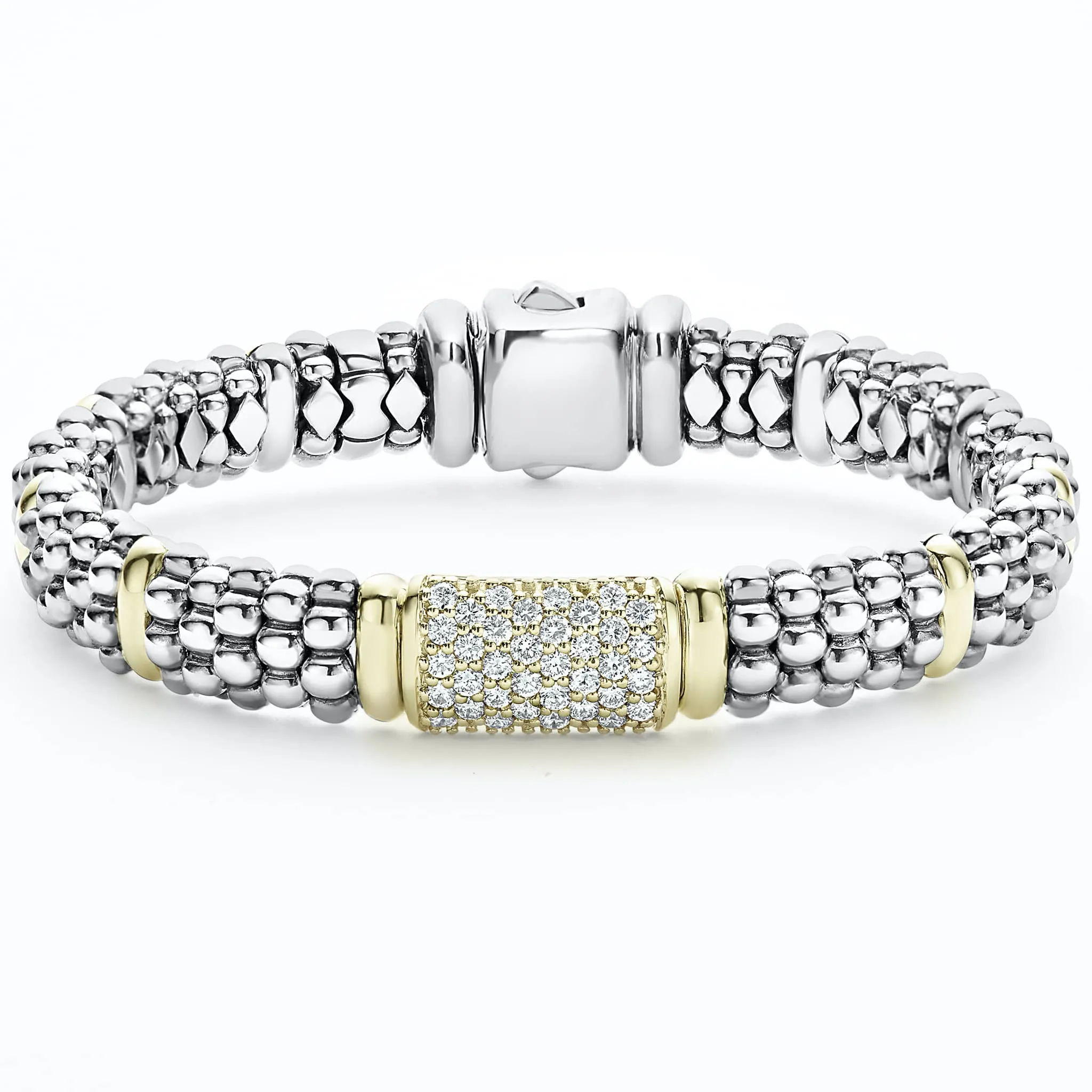 Caviar Diamond Bracelet | 9mm (Size M)