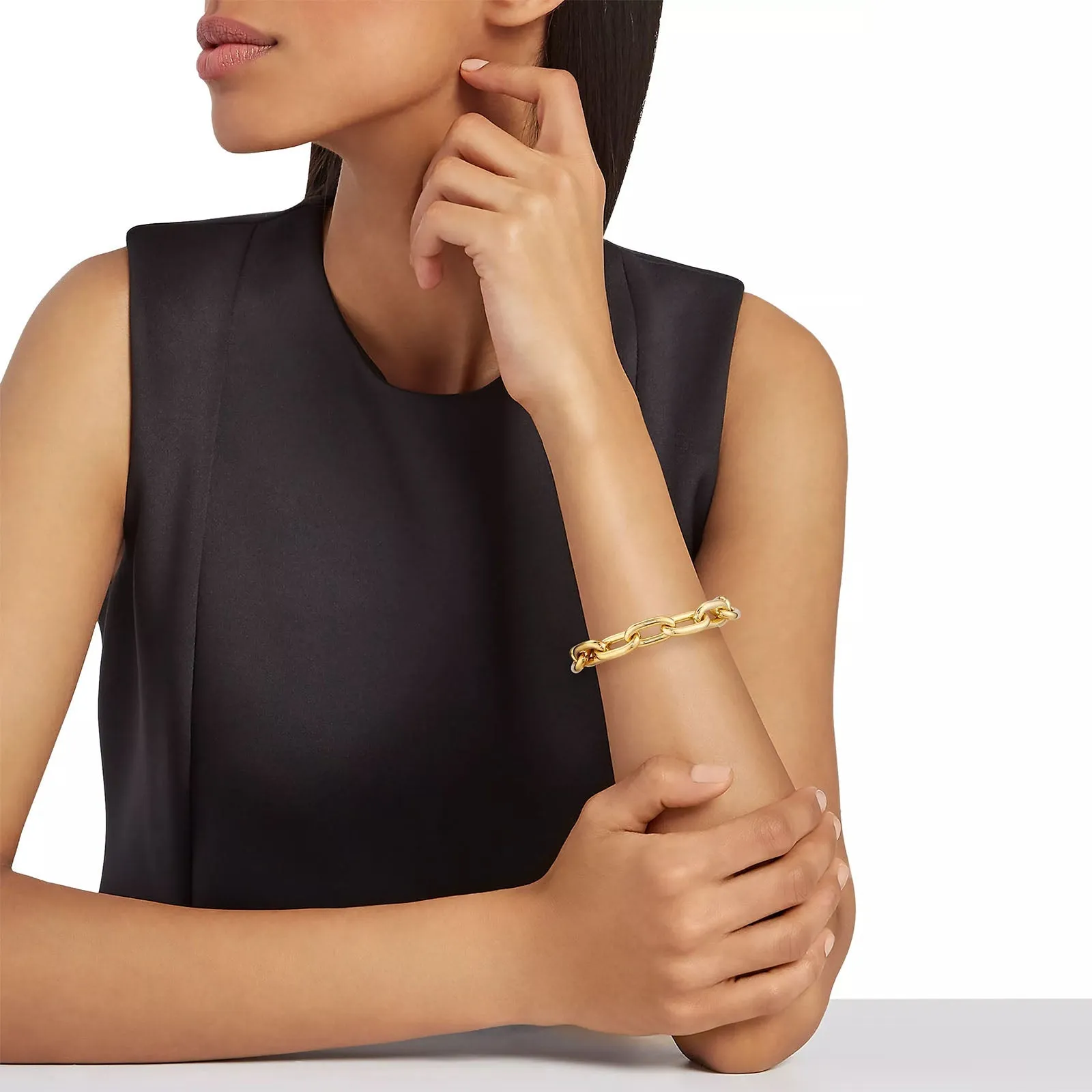 Chunky Paperclip Link Bracelet