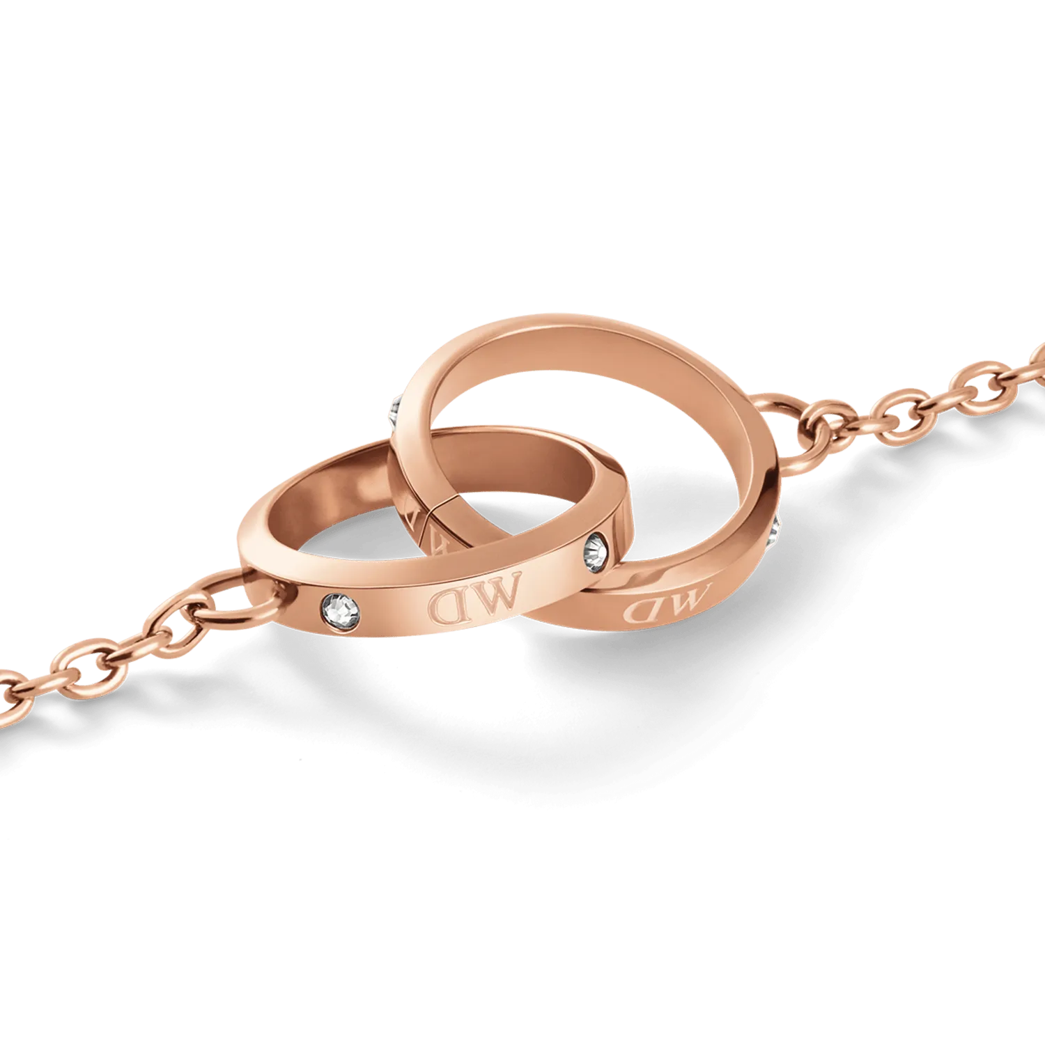 Classic Unity Lumine Rose Gold Bracelet DW00400355
