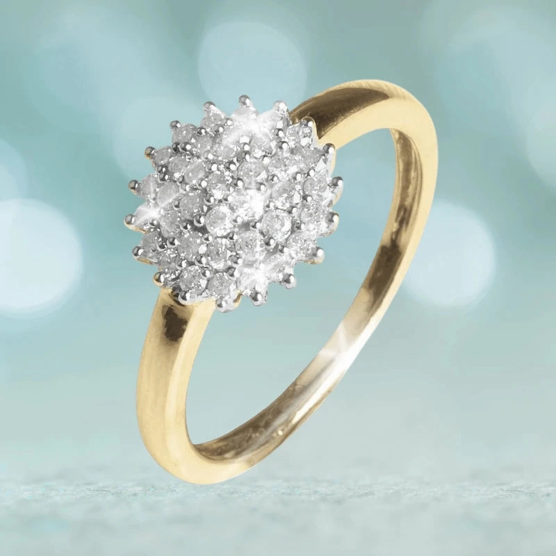 Classico Diamond Cluster Ring