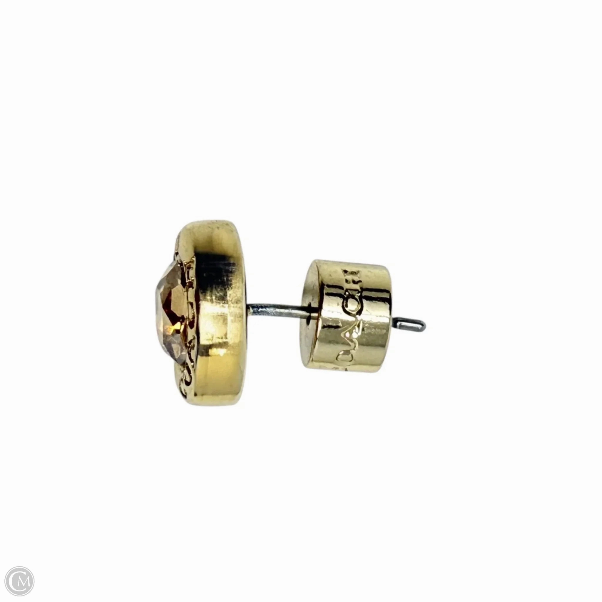 Crystal Stud Looking go Earrings Designer By Coach