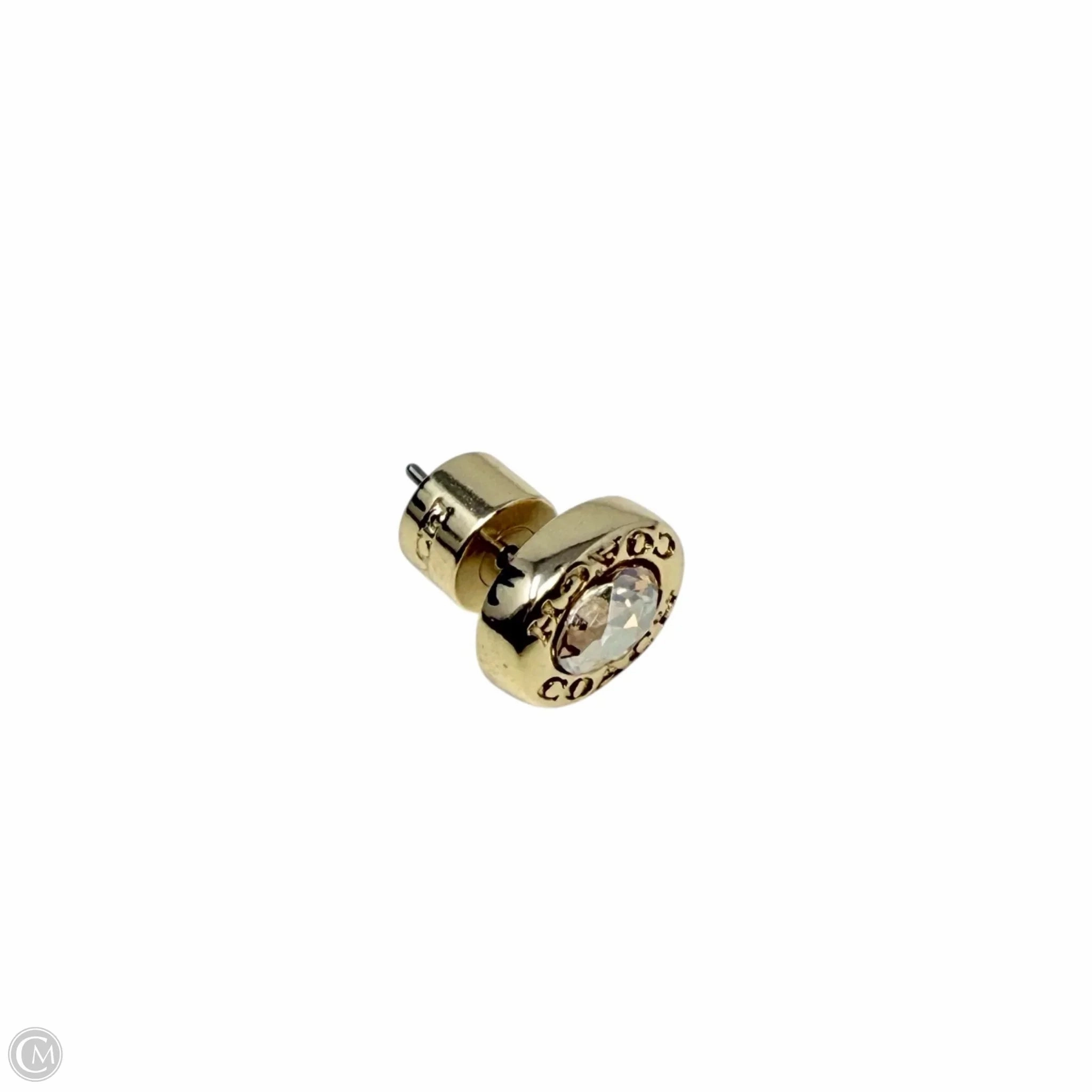 Crystal Stud Looking go Earrings Designer By Coach