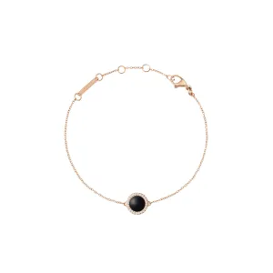 Daniel Wellington Audrey Black Agathe Rose Gold Bracelet DW00401432