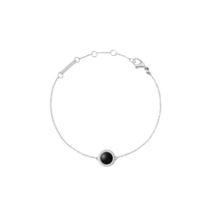 Daniel Wellington Audrey Black Agathe Silver Bracelet DW00401438