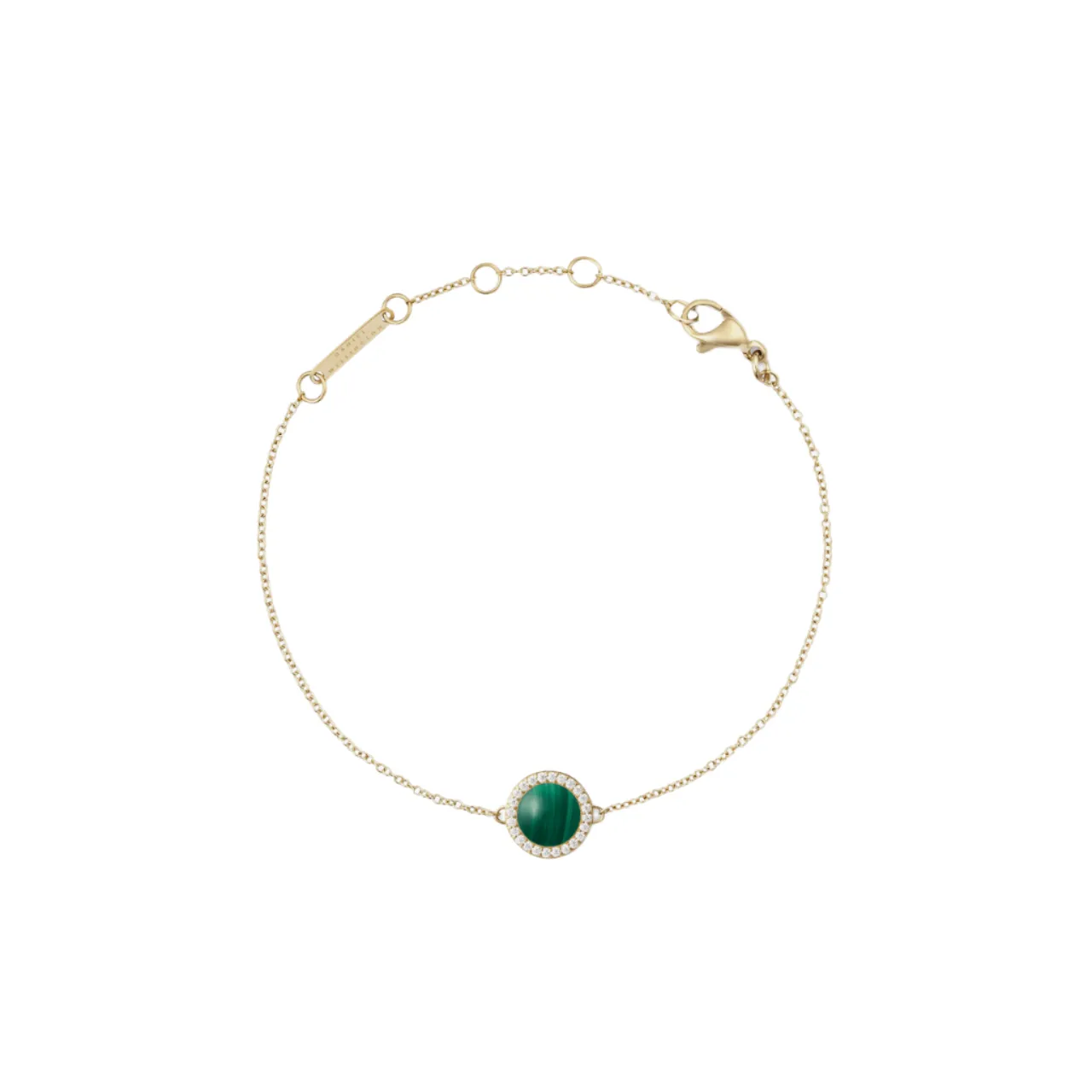 Daniel Wellington Audrey Malachite Gold Bracelet DW00401425