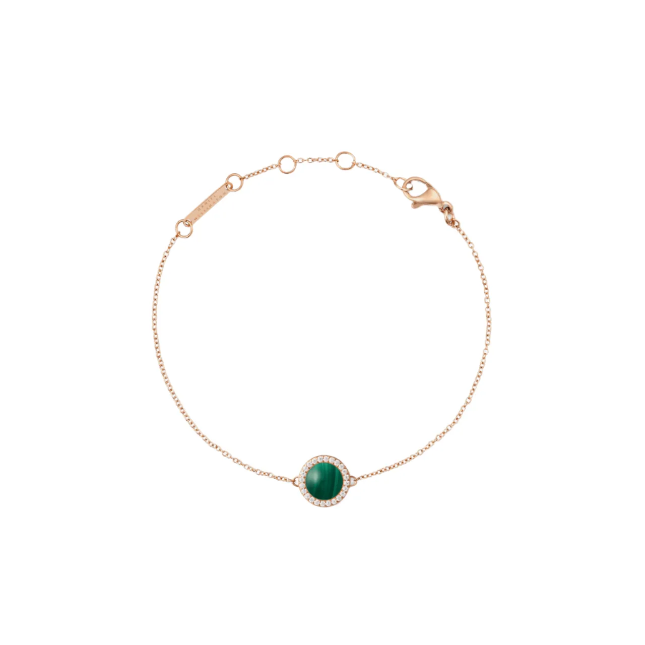 Daniel Wellington Audrey Malachite Rose Gold Bracelet DW00401431