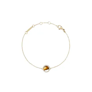 Daniel Wellington Audrey Tiger Eye Gold Bracelet DW00401427